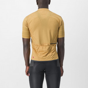 Tricou cu maneca scurta Castelli Unlimited Terra, Galben, XXL - Img 2