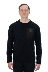 TRICOU CUBE ATX FLEECE JERSEY L/S BLACK M - Img 2