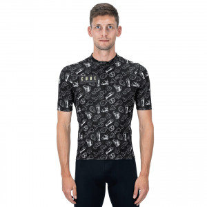 TRICOU CUBE BLACKLINE JERSEY BAVARIA BLACK XXXL