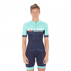 TRICOU CUBE TEAMLINE WS JERSEY S/S BLUE MINT S