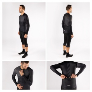 Tricou Force Fashion Negru/Gri XXXXL - Img 6