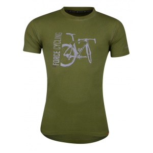 Tricou FORCE FLOW maneci scurte verde M