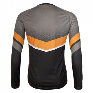 Tricou FUNKIER Turone Enduro LS - Orange/Grey M - Img 3