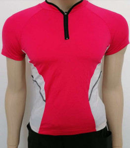 TRICOU INDOOR PENTRU FEMEI CU MANECI SCURTE PINK SHIMANO