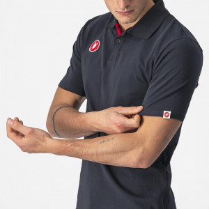 Tricou polo Castelli Race Day, Negru, XL - Img 3