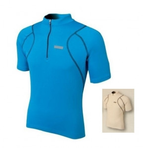 TRICOU SHIMANO CU MANECA SCURTA CUSATURA LATA ALB