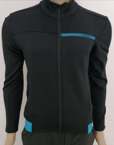 TRICOU SHIMANO THERMAL WINTER NEON BLACK MEN (W1718)