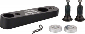 ADAPTOR MONTAJ PT. ETRIER FRANA PE DISC SHIMANO SM-MA-R160D/D PT. CURSIERA FIXING BOLT X 2 SNAP RETAINER X 1 SAIBA X 2 AMBALAT IND.