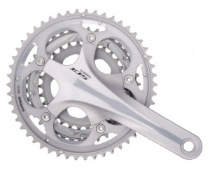 ANGRENAJ PEDALIER SHIMANO 105 FC-5703-S 50X39X30T BRAT 170MM PT. 10 VIT. PE SPATE HOLLOWTECH 2 FARA BUTUC PEDALIER ARGINTIU AMBALAT IND.