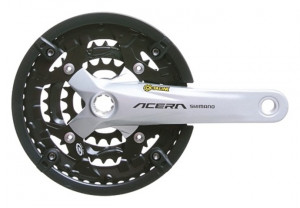 ANGRENAJ PEDALIER SHIMANO ACERA FC-M391-S 44X32X22T BRAT 170MM PT. 9 VIT. PE SPATE OCTALINK COMPATIBIL CHAINCASE INCL. SURUBURI CU CG ACERA LOGO ARGINTIU AMBALAT IND.
