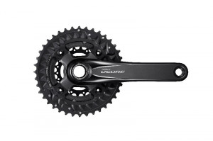 ANGRENAJ PEDALIER SHIMANO DEORE FC-M6000-3 40-30-22T BRAT 170MM PT. 10 VIT. PE SPATE 2-PCS FC FARA CG FARA BUTUC PEDALIER AMBALAT IND.