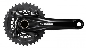 ANGRENAJ PEDALIER SHIMANO DEORE FC-M627 36X22T BRAT 170MM PT. 10 VIT. PE SPATE 2-PCS FC FARA BUTUC PEDALIER PT. CHAINLINE 48.8MM NEGRU AMBALAT IND.