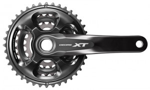 ANGRENAJ PEDALIER SHIMANO DEORE XT FC-M8000-3 40X30X22T BRAT 170MM PT. 11 VIT. PE SPATE HOLLOWTECH 2 FARA BUTUC PEDALIER PT. CHAINLINE 50MM AMBALAT IND.