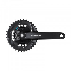 ANGRENAJ PEDALIER SHIMANO FC-M315-2 36X22T BRAT 175MM PT. 7/8 VIT. PE SPATE FARA CG INCL. SURUBURI INCOMPATIBIL CHAINCASE NEGRU AMBALAT IND.