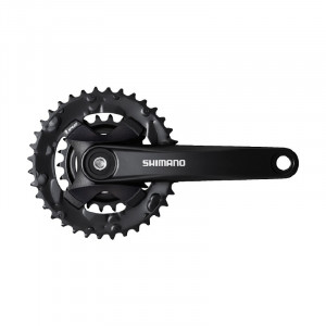 ANGRENAJ PEDALIER SHIMANO FC-MT101-B2 36X22T BRAT 170MM PT. 9 VIT. PE SPATE FARA CG INCL. SURUBURI INCOMPATIBIL CHAINCASE CHAIN LINE 3MM OUTBOARD NEGRU AMBALAT IND.