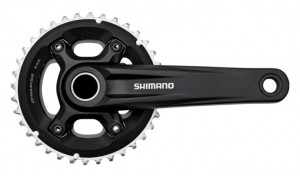 ANGRENAJ PEDALIER SHIMANO SLX FC-MT600-2 36-26T BRAT 170MM PT. 11 VIT. PE SPATE 2-PCS FC FARA BB NEGRU AMBALAT IND.