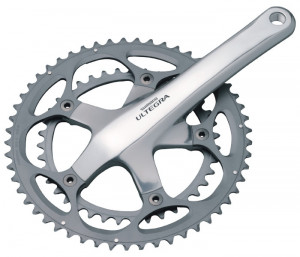 ANGRENAJ PEDALIER SHIMANO ULTEGRA FC-6600 53X39T BRAT 172.5MM PT. 10 VIT. PE SPATE HOLLOWTECH 2 CU BB(BSA) FARA TL-FC16 & FC32 VRAC