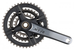 ANGRENAJ PEDALIER SHIMANO XTR FC-M970 44X32X24T BRAT 175MM HOLLOWTECH 2 INCLUDE BUTUC PEDALIER FARA CG PT. CHAIN LINE 50MM AMBALAT IND.