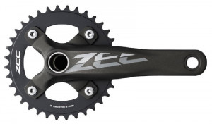 ANGRENAJ PEDALIER SHIMANO ZEE FC-M645 FARA FOAIE & BASH GUARD BRAT 170MM PT. 10 VIT. PE SPATE 2-PCS FC INCL. SURUBURI INCL. BUTUC PEDALIER SM-BB52 PT. 83MM AMBALAT IND.