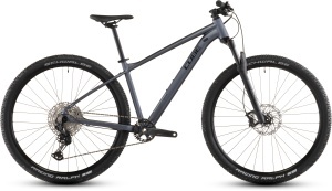BICICLETA CUBE REACTION SLX METALICGREY BLACK 2026 cadru XL (22") - roti 29