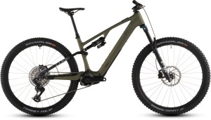 BICICLETA ELECTRICA CUBE AMS HYBRID ONE44 C:68X TM 400X REEDGREEN MATRIX 2026 L