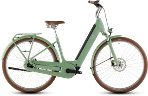 BICICLETA ELECTRICA CUBE ARUBA HYBRID 600 EASY ENTRY CACTUS BROWN 2026 54 cm