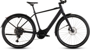 BICICLETA ELECTRICA CUBE EDITOR HYBRID PRO 400X FE COAL PRISM 2026 58 cm