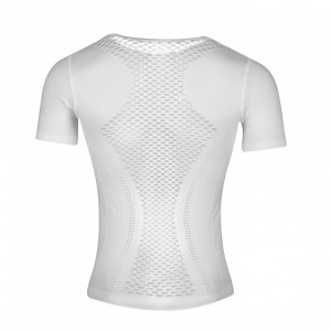 Bluza Corp cu Maneci Scurte Force Summer White M-L - Img 2