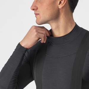 Bluza de corp cu maneca lunga Castelli Bandito Wool LS, Negru, XXL - Img 3