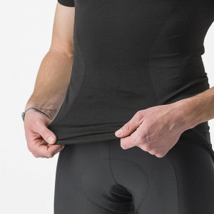 Bluza de corp cu maneca scurta Castelli Core Seamless SS, Negru, S/M - Img 3