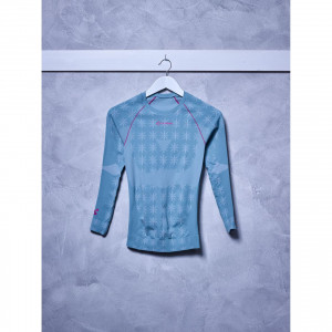 BLUZA DE CORP CUBE RACE BE COOL L/S GREY PINK M - Img 2