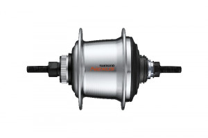 BUTUC CU VITEZE INTERNE SHIMANO NEXUS SG-C3001-7D 7 VIT. 32H 135X187MM PT. ROTOR CENTER LOCK FARA PROTECTIE PT. MONTURA DISCULUI ARGINTIU VRAC