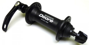 BUTUC FATA SHIMANO DEORE HB-M530 32H OLD 100MM AX 108MM QR 133MM NEGRU NEGRU AMBALAT IND.