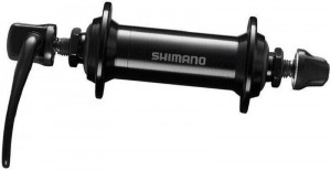 BUTUC FATA SHIMANO HB-TX500-QR 36H OLD 100MM AX 108MM QR 129MM NEGRU ARGINTIU AMBALAT IND.