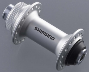 BUTUC FATA SHIMANO LX HB-T708 32H OLD 100MM PT. AX 8MM E-THRU (FARA AX SM-AX60) AMBALAT IND.