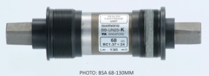 BUTUC PEDALIER SHIMANO BB-UN25-E BSA 68-MM110 E-TYPE AX PATRAT FARA SURUBURI DE FIXARE VRAC