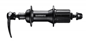 BUTUC SPATE SHIMANO ALIVIO FH-T4000 36H 8/9/10 VIT. OLD 135MM AX 146MM QR 173MM NEGRU AMBALAT IND.