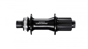 BUTUC SPATE SHIMANO DEORE FH-M6010-B 32H 8/9/10 VIT. OLD 148 AX 12MM THRU (FARA AX) PT. ROTOR CENTER LOCK (FARA PIULITA DE STRANGERE) FARA PROTECTIE PT. MONTURA DISCULUI AMBALAT IND.