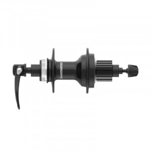 BUTUC SPATE SHIMANO FH-MT401 32H 12 VIT. OLD 135MM QR 166MM NEGRU PT. ROTOR CENTER LOCK FARA PIULITA DE STRANGERE FARA PROTECTIE PT. MONTURA DISCULUI NEGRU AMBALAT IND.