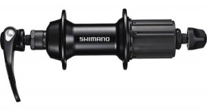 BUTUC SPATE SHIMANO FH-RS400 32H 10/11 VIT. OLD 130MM AX 141MM QR 163MM NEGRU AMBALAT IND.
