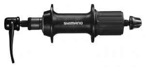BUTUC SPATE SHIMANO TOURNEY FH-TX800-QR 36H 8/9/10 VIT. OLD 135MM AX 146MM QR 170MM NEGRU NEGRU AMBALAT IND.