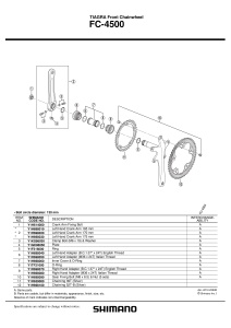 CAPAC INTERIOR & O-RING SHIMANO FC-4500 - Img 2