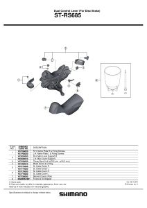CAPAC MANETA SHIMANO ST-RS685 STANGA & SURUBURI - Img 2