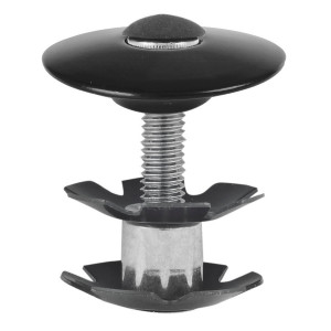 Capac si Floare Cuvete M-WAVE FORK FIX 1.1/8" Negru Anodizat - Img 1