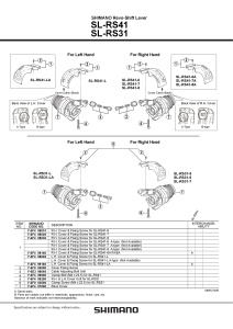 CAPAC STANGA & SURUBURI DE FIXARE PT. SL-RS41-LA SHIMANO - Img 2