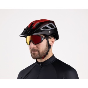 Casca Force Aves MTB E-bike, Rosu/Negru Mat S-M (55-59 cm) - Img 11