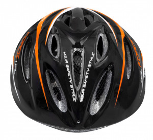 Casca Force Hal Black/portocaliu/White XS-S (48-54 cm) - Img 4