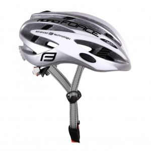 Casca FORCE ROAD Alb/gri L-XL (58-63 cm) - Img 8