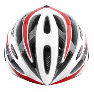 Casca Force Road alb/rosu L-XL (58-63 cm) - Img 5