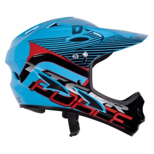 Casca Force Tiger Downhill Black/Blue/Red S-M (57-58 cm) - Img 6